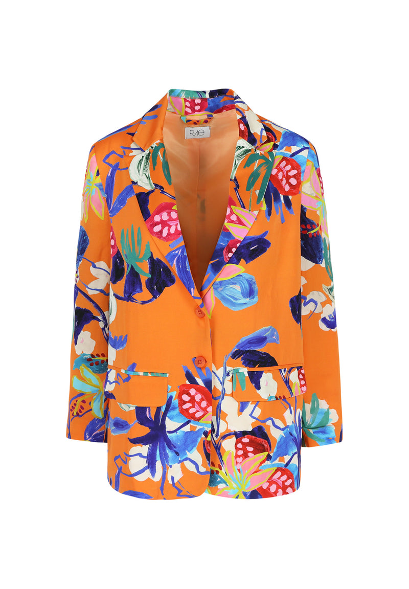 RAVELLO BLAZER ORANGE FLOWER