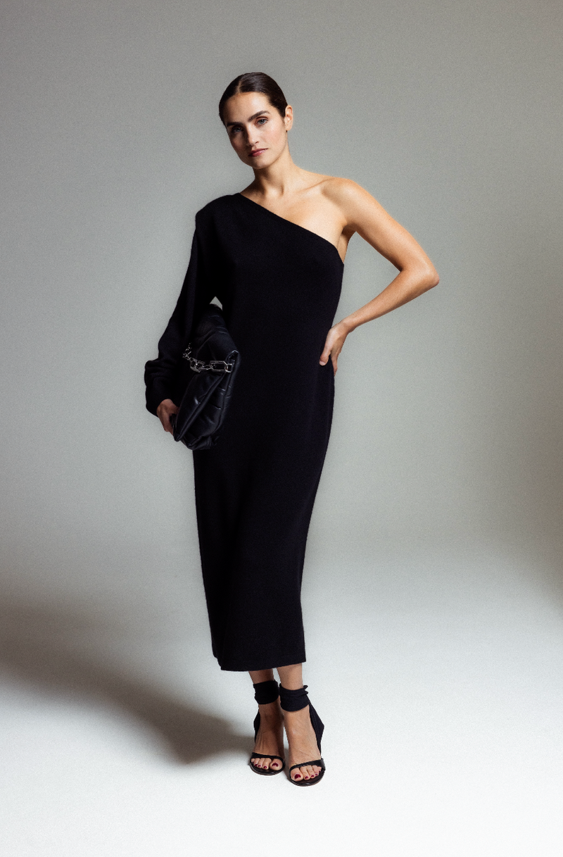 THE FLOW DRESS IN CASHMERE AND WOOL