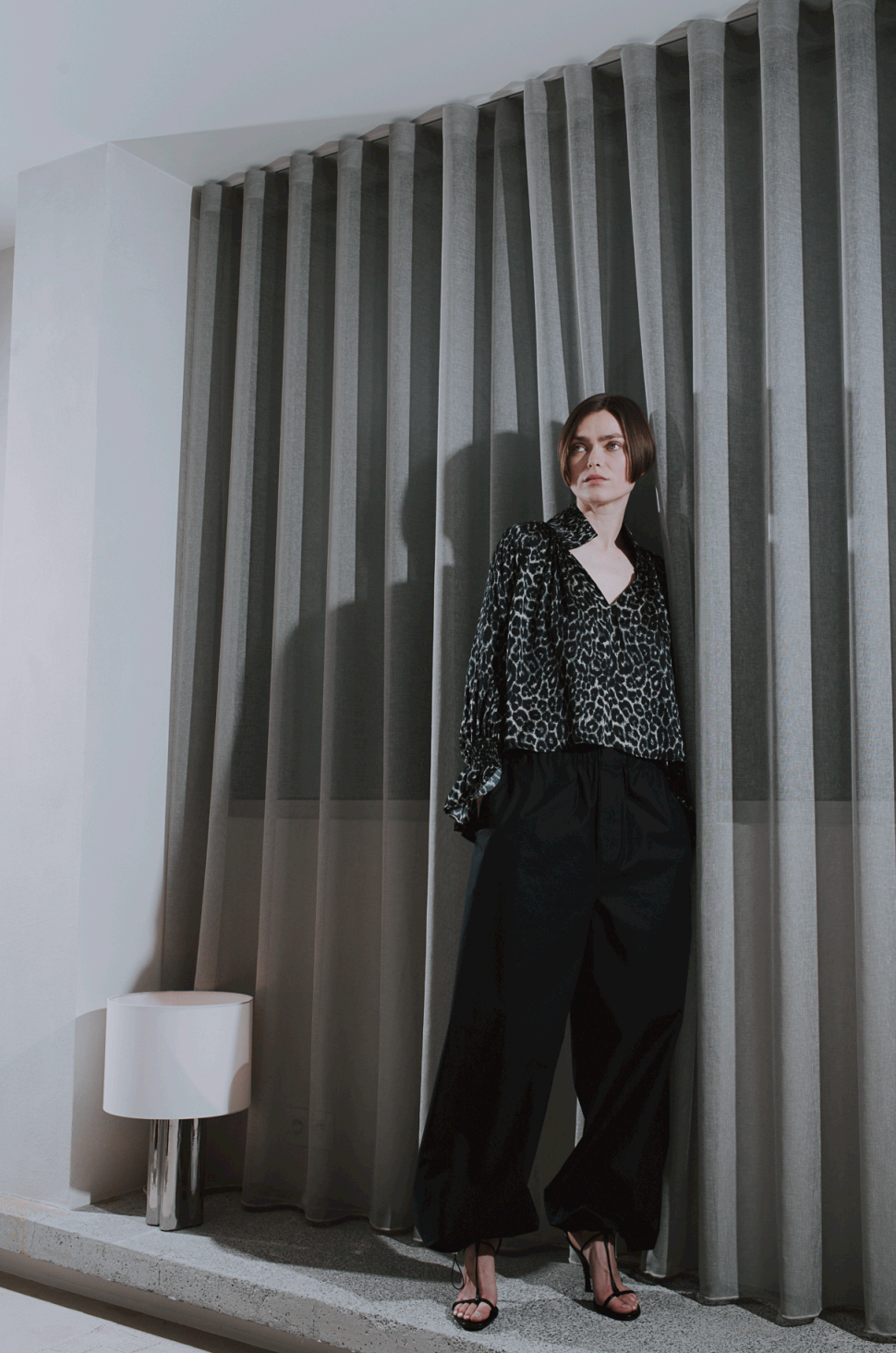 FLEUR LEOPARD BLOUSE